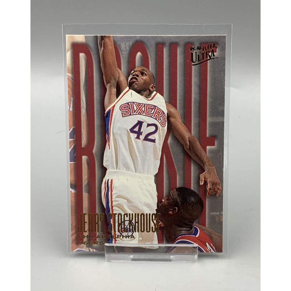 1995-96 Fleer Ultra Jerry Stackhouse #289 Rookie RC Philadelphia 76ers